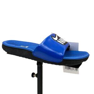 Nike Kawa Little Boys Slide Sandals Size 11 Royal Blue-Black Lightweight Comfort